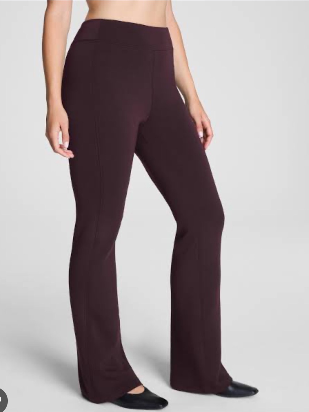 SPANX AirEssential Slim Flare Pants in Truffle Brown